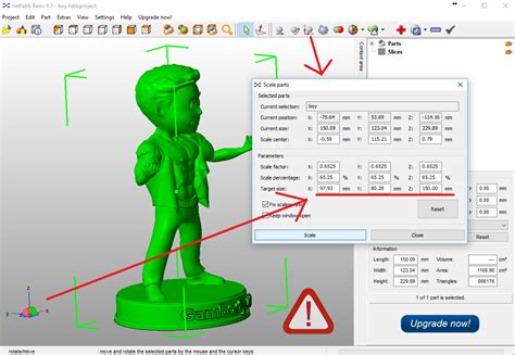 Exporting 3D printed file .